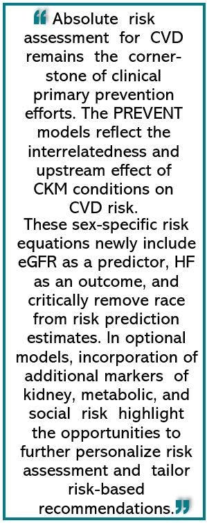 New CVD Risk Equations are Sex-Specific, Exclude Race, Include eGFR, and Predict Heart Failure 